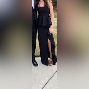 Black formal dress